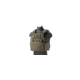 Lancer Tactical Vest with Molle Webbing and Detachable Buckles, Olive Drab, CA-2056G