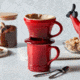 Le Creuset Pour Over Coffee Maker, Cerise, 71223130060005