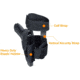 UTG Pro Concealed Ankle Holster, Fits Most Compact &amp; Subcompact Pistols, Ambidextrous, Black, PVC-H190B