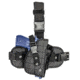 UTG Pro Special Ops Tactical Thigh Holster, Universal, Right Hand, Black, Black, PVC-H178B