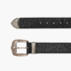 Lejon Dakota Leather Belt - Womens, Black, Extra Large, VB-63881-XL