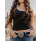 Lejon Elu Leather Belt - Womens, Black, Small, VB-65761-S