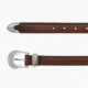 Lejon Magnolia Leather Belt - Womens, Brown, Small, VB-10003-S
