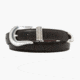 Lejon Magnolia Leather Belt - Womens, Dark Chocolate, Small, VB-10002-S