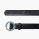 Lejon Nostlagia Leather Belt - Womens, Black, Small, VB-66141-S