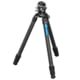 Leofoto LM-403C X Tripod with 100mm Bowl+Platform/W LH Ballhead Set, Black, One Size, 6940828314917