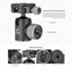 Leofoto LX-254CT/XB-32 Reversible Travel Tripod w/ Ball Head Set, Black, LX-254CT+XB-32