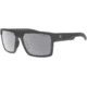 Leupold Becnara Sunglasses, Matte Black/Gloss Black Frame, Square Shadow Gray Flash Lens, Polarized, Regular-Wide, 179102