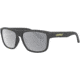 Leupold Katmai Sunglasses, Matte Black Frame, Square Shadow Gray Flash Lens, Polarized, Narrow-Regular, 179097