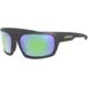 Open Box, Dealer Demo, Leupold Packout Mens Sunglasses, Matte Black Frame, Square Emerald Mirror Lens, Polarized, Regular, 179095