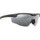 Leupold Sentinel Shooting Glasses, Matte Black Frame, Shadow Gray Flash Lens, 182669