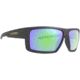 Leupold Switchback Sunglasses, Matte Black Frame, Square Emerald Mirror Lens, Polarized, Regular-Wide, 179093