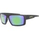 Leupold Switchback Sunglasses, Matte Black Frame, Square Emerald Mirror Lens, Polarized, Regular-Wide, 179093