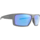 Leupold Switchback Sunglasses, Matte Grey Frame, Square Blue Mirror Lens, Polarized, Regular-Wide, 179629