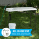 Lifetime Products 4-Foot Fillet Table, White, 280560