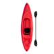 Lifetime Products Charger 100 Sit-Inside Kayak w/Paddle, Fire Red, Large, 90963