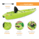 Lifetime Products Hydros 85 Sit-On-Top Fishing Kayak w/Paddle