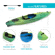 Lifetime Products Tide 103 Sit-Inside Kayak w/Paddle