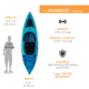 Lifetime Products Tundra 100 Sit-Inside Kayak