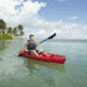 Lifetime Products Tamarack 100 Sit-On-Top Kayak w/Paddle, Red, 90486