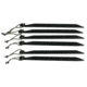 LiteFighter Gear J-Stakes, Set of 6, Black, 7.75in x 0.5in, JS1106-BLK