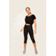 Lole Run Capri, N617 - Black Ankara, L, LW2708-N617-K NK-L