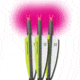 Lumenok Crossbow Bolt Pink Capture 20 in, Black, Pack of 3, BCAP3P