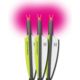 Lumenok Crossbow Bolt Pink Capture 20 in, Black, Pack of 3, BCAP3P