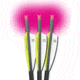 Lumenok Crossbow Bolt Pink Moon 20 in, Black, Pack of 3, BECC3P