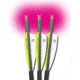 Lumenok Crossbow Bolt Pink Moon 22 in, Black, Pack of 3, BECC223P