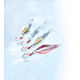 Lunkerhunt Rattle Spud Bait, Silver Orange, 1/8 oz, RS102