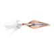 Lunkerhunt Rattle Spud Bait, Silver Orange, 3/16 oz, RS202
