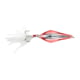Lunkerhunt Rattle Spud Bait, Silver Red, 1/8 oz, RS106