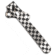 Lynch Northwest Lynch Northwest Demko Standard Right Hand Ti Pocket Clip - Checkerboard, Gray/Black, adult, BHQ-224289
