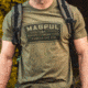 Magpul Go Bang Parts Cotton T-Shirt - Men's, Olive Drab, Small, MAG1111-316-S