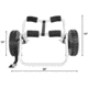 Malone Auto Racks NomadTRX Standard Kayak Cart w/ No-flat Tires, MPG523
