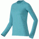 Mammut Go Dry Longsleeve - Womens-Light Pacific-Large