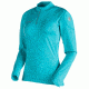 Mammut MTR 141 Thermo Longsleeve Zip Shirt, Aqua, Small, 1041-05651-5009-113