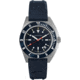 Marathon Navigator Unisex Pilot's Quartz w/ Date Blue Yonder SSNAV-D Watch, 41mm, Bi-Directional, Blue, FKM Rubber, WW194013SS-1301