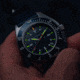 Marathon Navigator Unisex Pilot's Quartz w/ Date Blue Yonder SSNAV-D Watch, 41mm, Bi-Directional, Blue, FKM Rubber, WW194013SS-1301