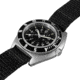 Marathon Steel Navigator, Black Nylon Ballistic Strap 12in, Black, 41mm, WW194001SS-0803