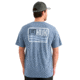 Marolina DBA HUK Huk Born Wave Short Sleeve Shirt Stormy Blue S, H1000605-415-S