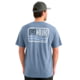 Marolina DBA HUK Huk Born Wave Short Sleeve Shirt Stormy Blue M, H1000605-415-M