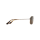 Maui Jim Breezeway Polarized Aviator  Sunglasses,Gold,HCL Bronze Lens HS773-16