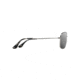 Maui Jim Breezeway Polarized Aviator  Sunglasses,Silver,Neutral Grey Lens GS773-17