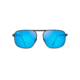 Maui Jim Waihee Ridge Sunglasses,Brushed Dark Gunmetal,Blue Hawaii Lens, B777-02C