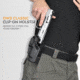 Maxtor Tactical Kydex Classic Clip-on OWB Belt Holster w/ TLR-8, Sig Sauer P365 X-MACRO, Right, Black, OWBCP-BK-MACRO-TRL8