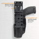 Maxtor Tactical Kydex Classic Clip-on OWB Belt Holster w/ TLR-8, Sig Sauer P365 X-MACRO, Right, Carbon Fiber, OWBCP-CF-MACRO-TLR8