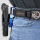 Maxtor Tactical Alloy Competition OWB Holster, Canik SFx Rival-S, Right, Carbon Fiber/Blue, ACHBLU-RIVALS-CF