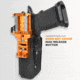 Maxtor Tactical Alloy Competition Kydex OWB Holster, Canik SFx Rival-S, Right, Carbon Fiber/Blue, ACHBLU-RIVALS-CF